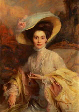 Philip Alexius de Laszlo Crown Princess Cecilie of Prussia Norge oil painting art
